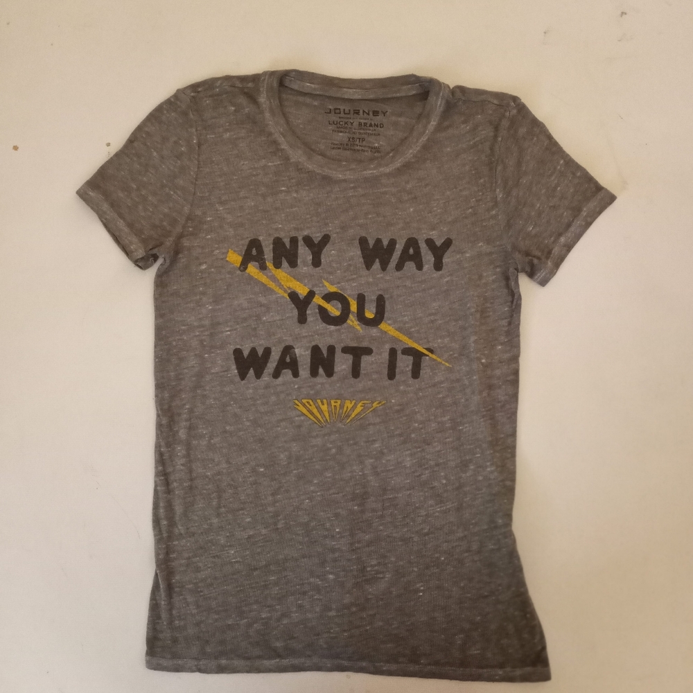 Journey LUCKY BRAND Short Sleeve 'Any Way You Want It' Tee - Picture 3 of 5